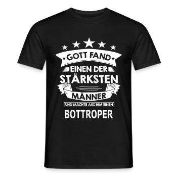 bottroper - Männer T-Shirt - Schwarz - Vorne - AI Model Male 178 light (178cm)