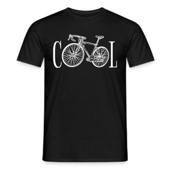Vélo de route Cool Vélo de cyclisme - T-shirt homme - noir - Devant - AI Model Male 178 light (178cm)