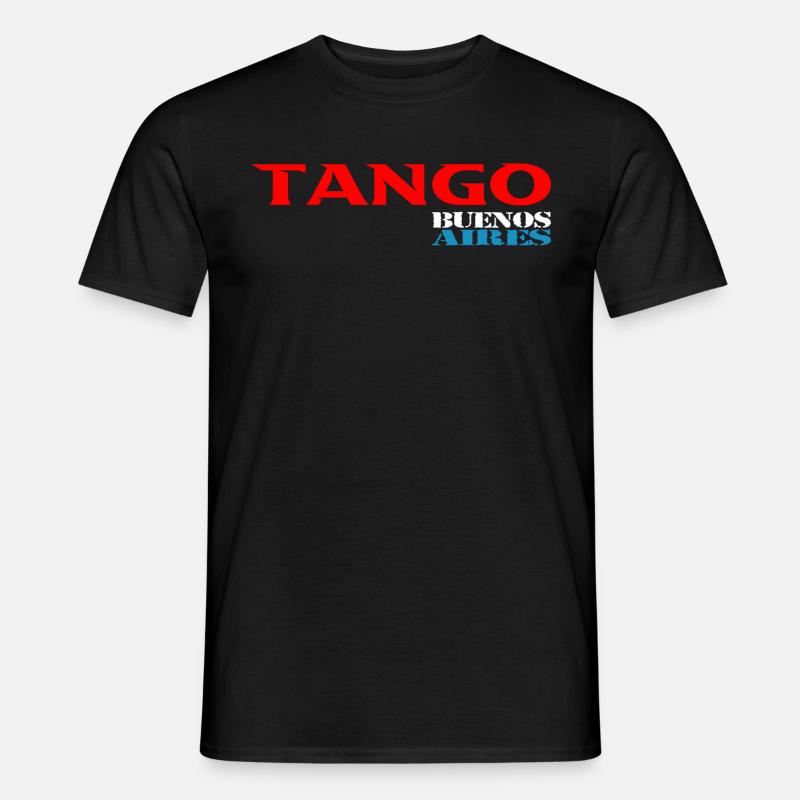 Tango - Männer T-Shirt - Schwarz