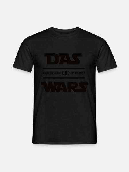 Das Wars Möge die macht mit Ihr sein - Männer T-Shirt - Schwarz