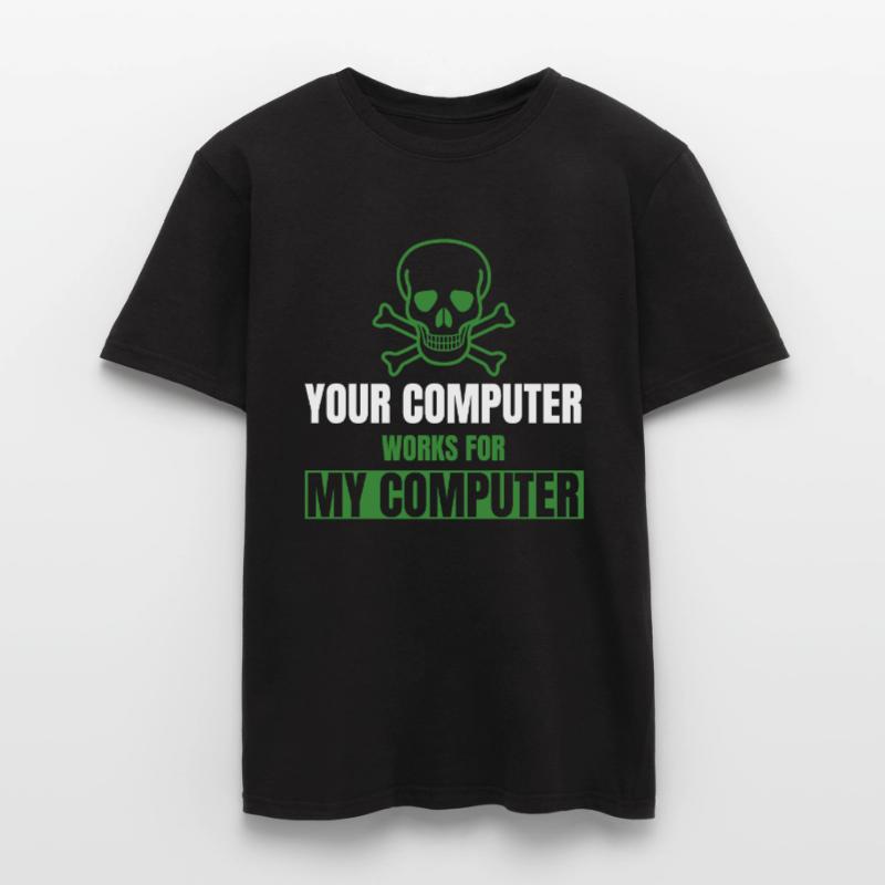 DevOps Cyber Security Hacker IT Admin Geschenke Männer T-Shirt