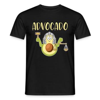 Avocado - Vegan Vegetarier Jura JUS Geschenkidee - Männer T-Shirt - Schwarz - Vorne - AI Model Male 178 light (178cm)