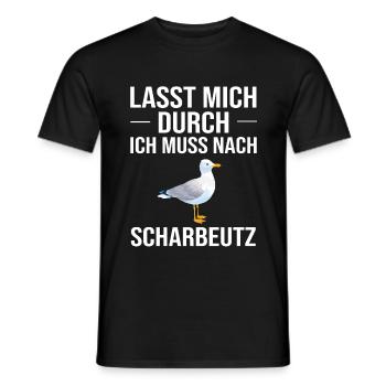 Scharbeutz Ostsee Urlaub - Männer T-Shirt - Schwarz - Vorne - AI Model Male 178 light (178cm)