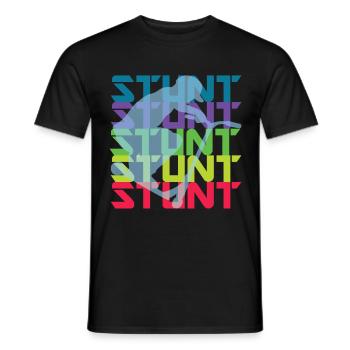 Scooter Roller Skater Tricks Geschenk Tretroller - Männer T-Shirt - Schwarz - Vorne - AI Model Male 178 light (178cm)