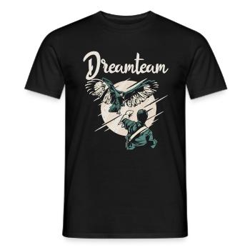 Falkner cadeau de fauconnière Chasse de Beiz - T-shirt homme - noir - Devant - AI Model Male 178 light (178cm)