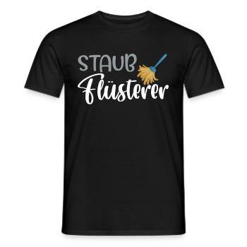 Staubflüsterer Reinigungskraft Putzkräfte Putzen - Männer T-Shirt - Schwarz - Vorne - AI Model Male 178 light (178cm)