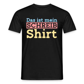 Das Ist Mein Schreib-Shirt Schreiber Autor - Männer T-Shirt - Schwarz - Vorne - AI Model Male 178 light (178cm)