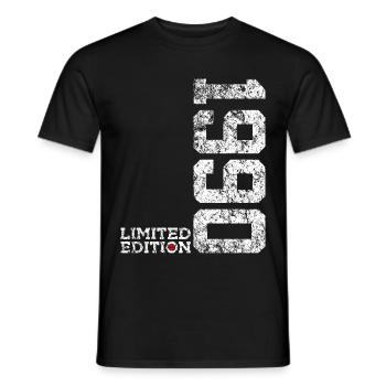 36TH BIRTHDAY 36 YEARS LIMITED EDITION 1990 - Men's T-Shirt - black - Front - AI Model Male 178 light (178cm)