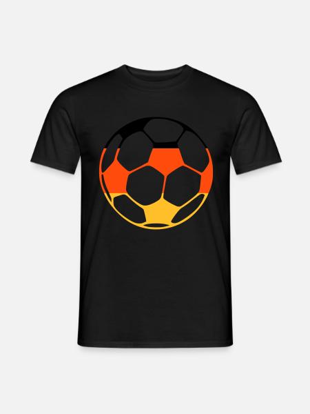 Deutschland Fußball - Männer T-Shirt - Schwarz