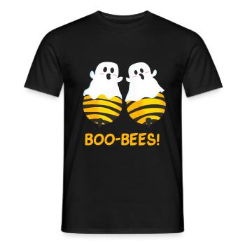 BOO-BEES! Abeilles ou fantômes? - T-shirt homme - noir - Devant - AI Model Male 178 light (178cm)