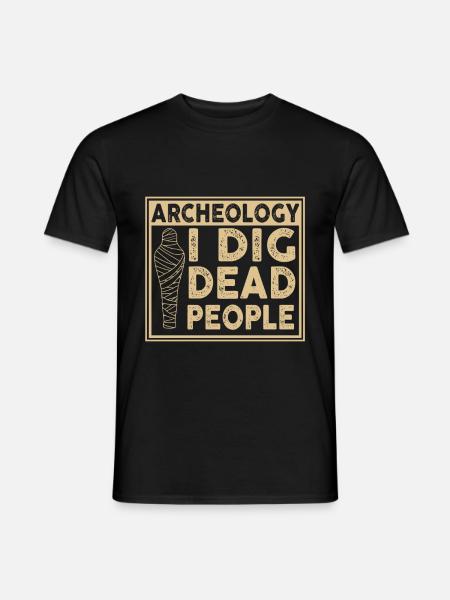 Archaeology - Men's T-Shirt - black