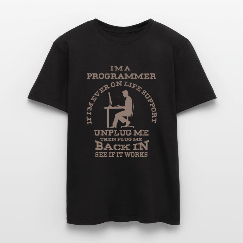 Ich bin ein Programmierer - Lustiges Computerprogr Männer T-Shirt