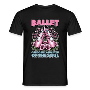 Ballet A Hidden Language Of The Classical Music - Männer T-Shirt - Schwarz - Vorne - AI Model Male 178 light (178cm)