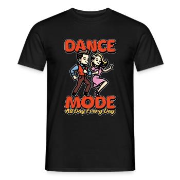 Dance Teacher Dance Mode All Day Dance Instructor - Men's T-Shirt - black - Front - AI Model Male 178 light (178cm)