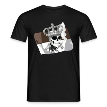 Fanshirt - Männer T-Shirt - Schwarz - Vorne - AI Model Male 178 light (178cm)