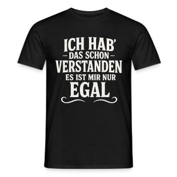 Dictons sarcastiques effrontés - T-shirt homme - noir - Devant - AI Model Male 178 light (178cm)