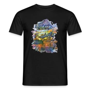 Dreamer - Men's T-Shirt - black - Front - AI Model Male 178 light (178cm)