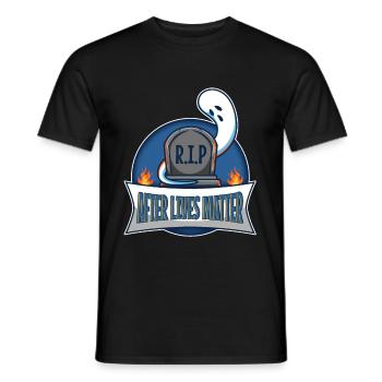 After Lives Matter - Männer T-Shirt - Schwarz - Vorne - AI Model Male 178 light (178cm)