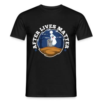 After Lives Matter - Männer T-Shirt - Schwarz - Vorne - AI Model Male 178 light (178cm)