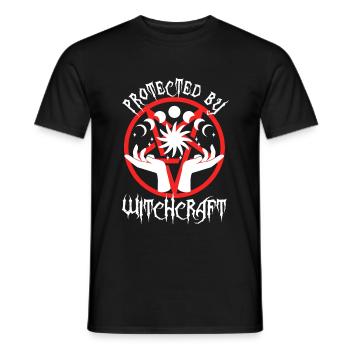 Protégé par la sorcellerie - T-shirt homme - noir - Devant - AI Model Male 178 light (178cm)