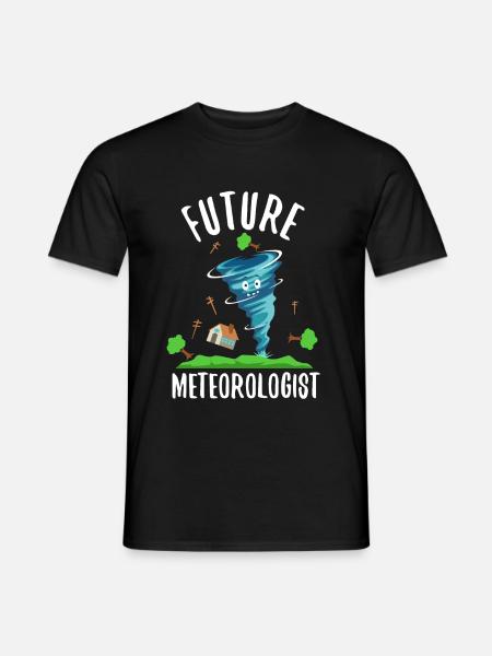 Futur météorologue - T-shirt homme - noir