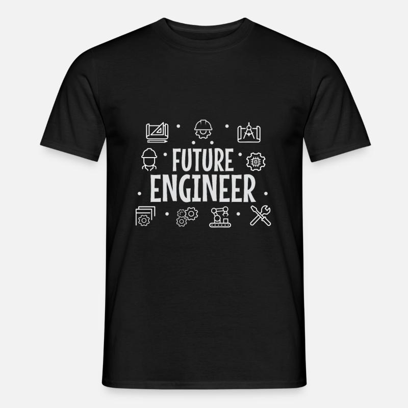 Future Engineer - Männer T-Shirt - Schwarz