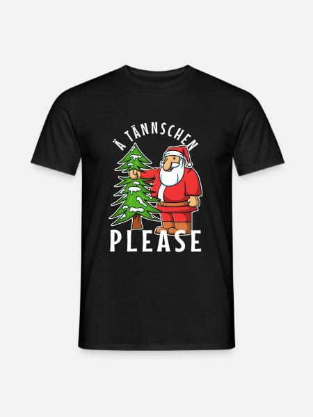 Ä Tännschen please - Männer T-Shirt - Schwarz