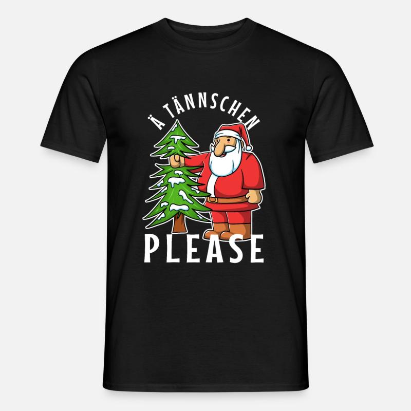 Ä Tännschen please - Männer T-Shirt - Schwarz