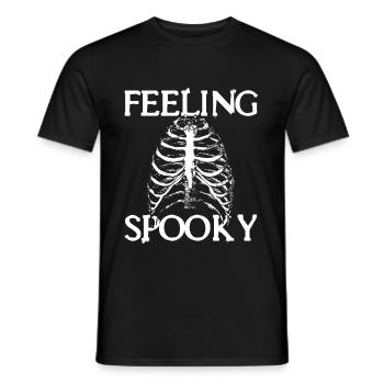 Halloween - Feeling Spooky - Männer T-Shirt - Schwarz - Vorne - AI Model Male 178 light (178cm)