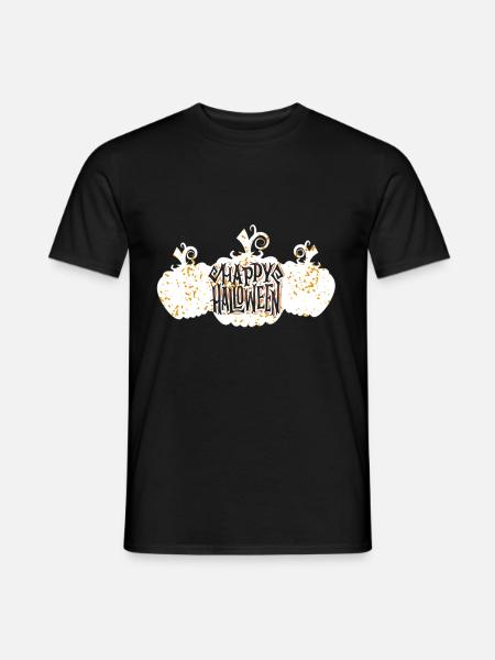 Halloween Pumpkin - Men's T-Shirt - black