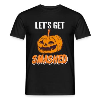 Citrouille d’Halloween - Laissez-vous écraser - T-shirt homme - noir - Devant - AI Model Male 178 light (178cm)