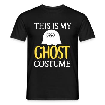 Geist - This is my Ghost Costume - Men's T-Shirt - black - Front - AI Model Male 178 light (178cm)