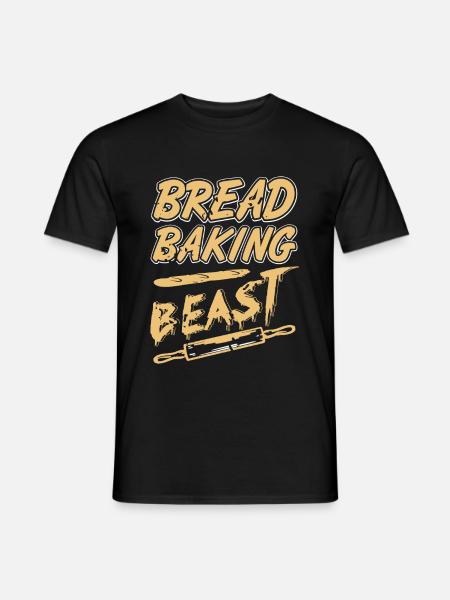 Bread baker beast - Men's T-Shirt - black