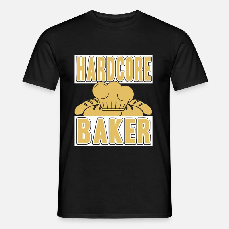 Hardcore Baker - Men's T-Shirt - black