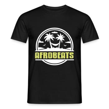 Afrobeats urlaub afrika stolz - Männer T-Shirt - Schwarz - Vorne - AI Model Male 178 light (178cm)