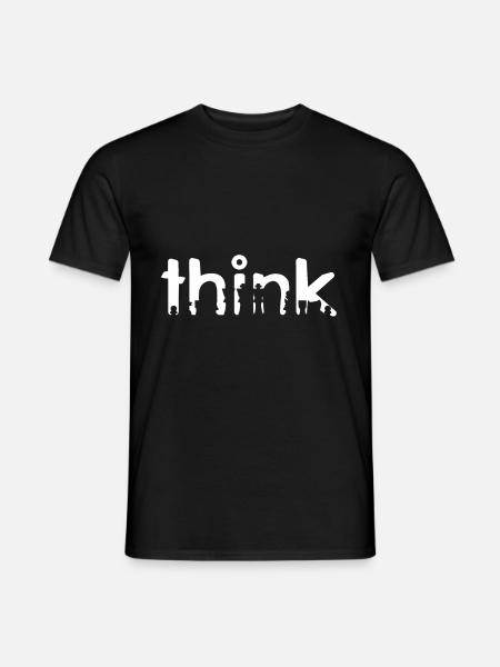 Chess game - think - Men's T-Shirt - black