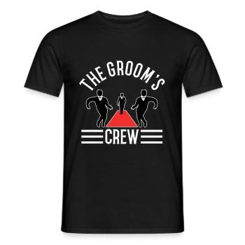 L’équipage du marié - T-shirt homme - noir - Devant - AI Model Male 178 light (178cm)