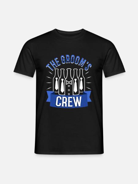 Groom Crew - Men's T-Shirt - black