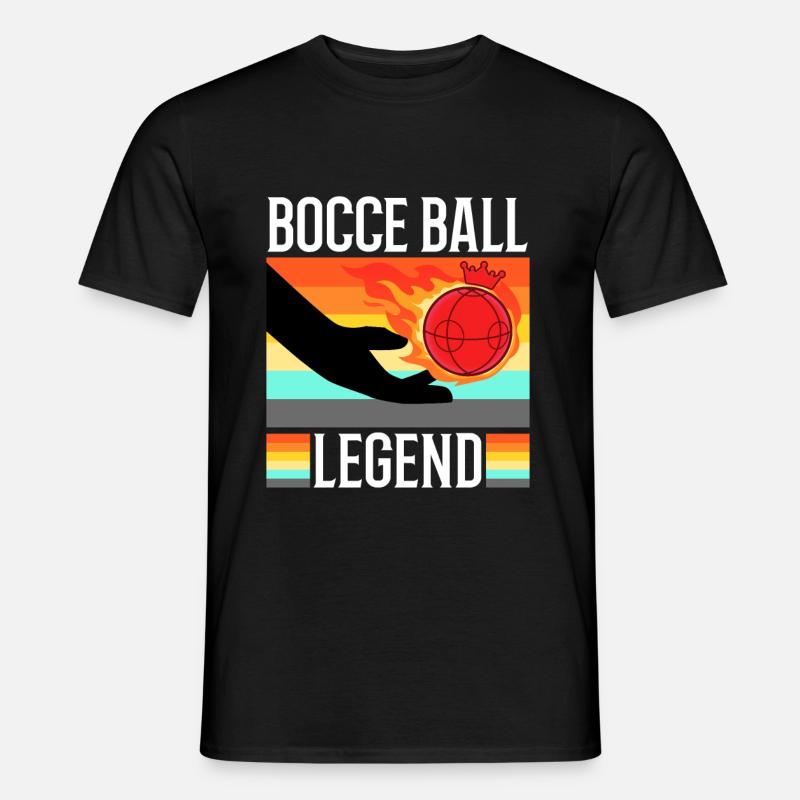 Bocce ball legend - Männer T-Shirt - Schwarz