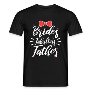 Brides fabulous father - Männer T-Shirt - Schwarz - Vorne - AI Model Male 178 light (178cm)