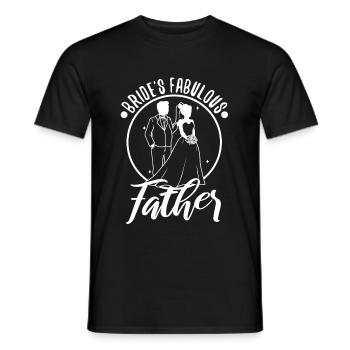 Brides fabulous father - Männer T-Shirt - Schwarz - Vorne - AI Model Male 178 light (178cm)