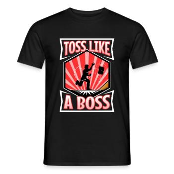Lancer comme un trou de maïs - T-shirt homme - noir - Devant - AI Model Male 178 light (178cm)