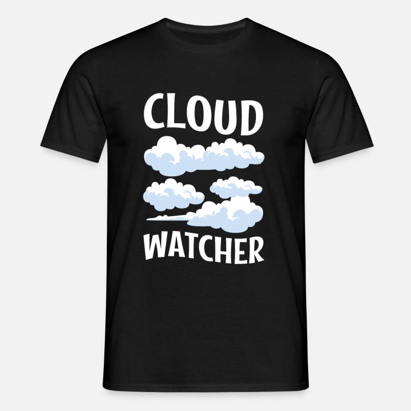 Cloud Watcher - Men's T-Shirt - black