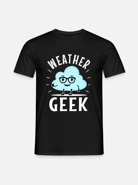 Météo Geek - T-shirt homme - noir
