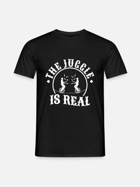 The Juggle Is Real - Men's T-Shirt - black