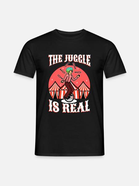 The Juggle Is Real - Men's T-Shirt - black