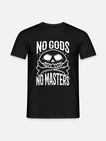 No Gods No Masters - Men's T-Shirt - black