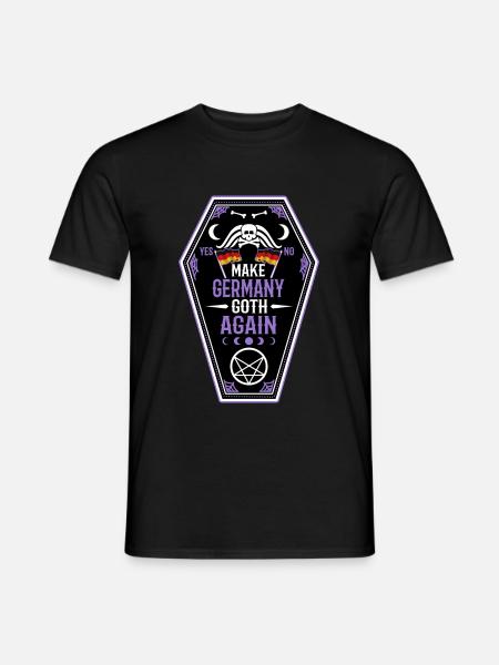 Make Germany goth again - Men's T-Shirt - black