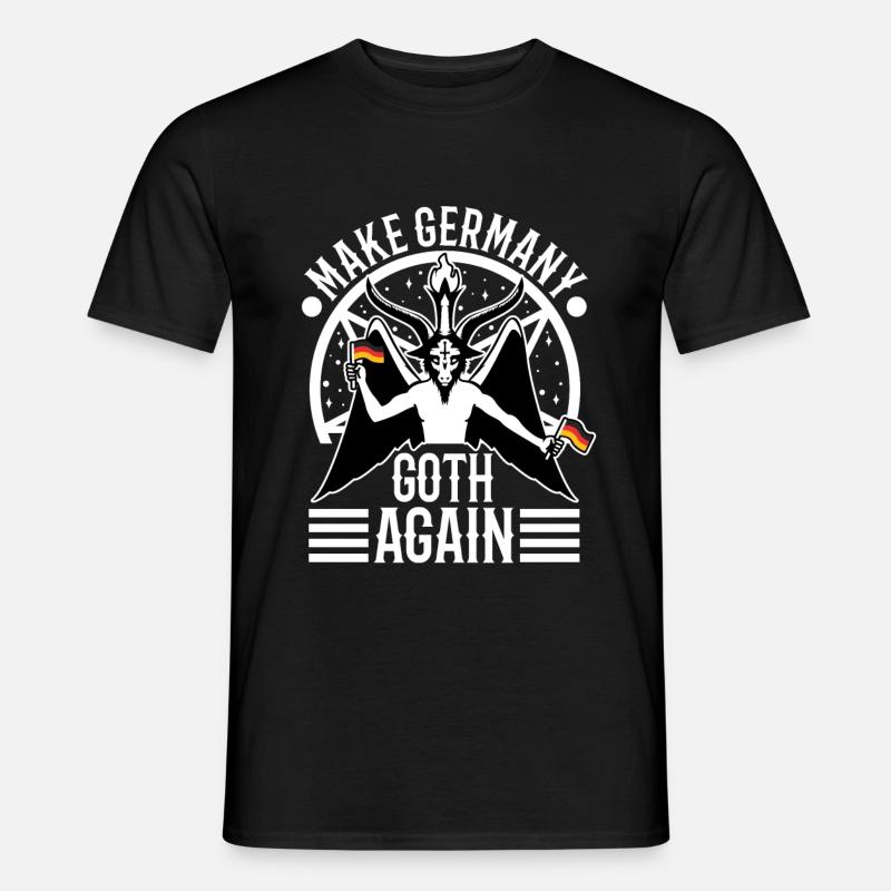 Make Germany goth again - Männer T-Shirt - Schwarz
