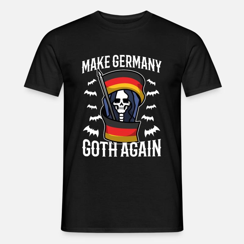 Make Germany goth again - Männer T-Shirt - Schwarz